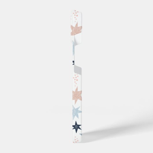 Fun Star Muster iPhone Hülle (Linke Seite)