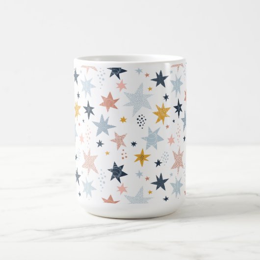 Fun Star Muster Kaffeetasse (Mittel)
