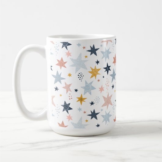 Fun Star Muster Kaffeetasse (Links)