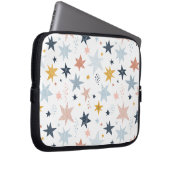 Fun Star Muster Laptopschutzhülle (Vorne Rechts)