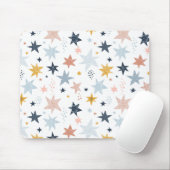 Fun Star Muster Mousepad (Mit Mouse)