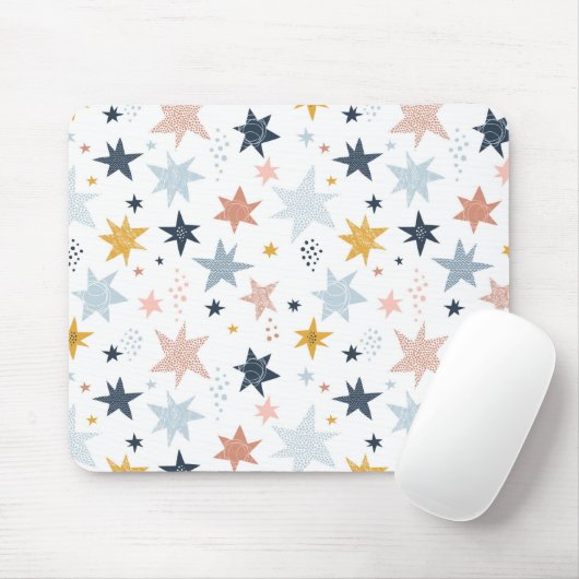 Fun Star Muster Mousepad (Mit Mouse)