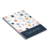 Fun Star Muster Notizblock (Rechte Seite)