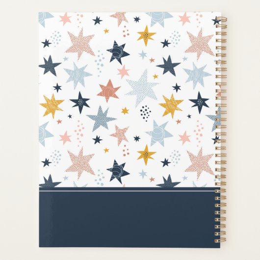 Fun Star Muster Planer (Rückseite)