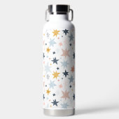 Fun Star Muster Trinkflasche (Vorderseite)