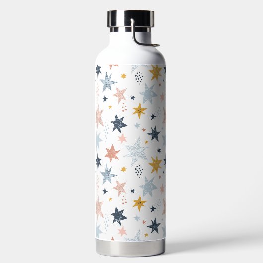 Fun Star Muster Trinkflasche (links)