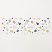 Fun Star Muster Yogamatte (Vorderseite (Horizontal))