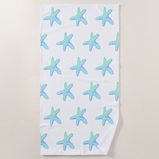 Fun Starfish Strandtuch (Vorderseite)