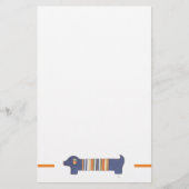 Fun Stationery - Dackel #1 Briefpapier (Vorderseite)