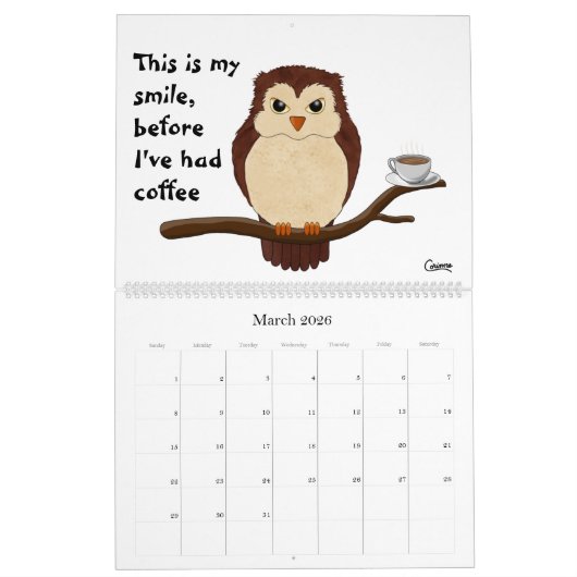 Fun Sticker Designs - großer Kalender (Mär 2026)