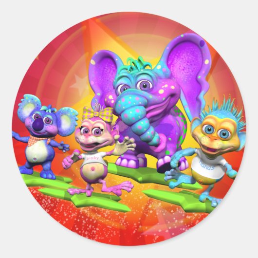 Fun Stickers mit "The GiggleBlies" (Vorderseite)