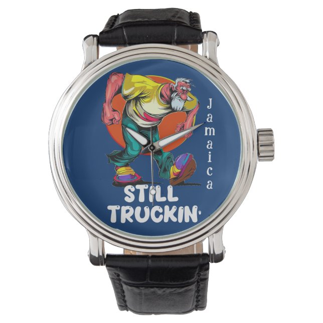 Fun Still Truckin' Armbanduhr (Vorderseite)