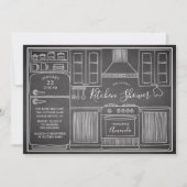 Fun Stock die Küchendusche Einladungen (Vorderseite)