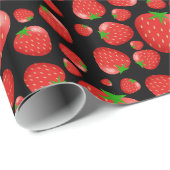 Fun Strawberry Geschenkpapier (Rolleneckpunkt)