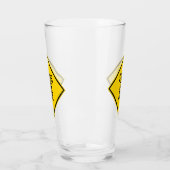 Fun Stress Free Zone Spaß trinken Glas (Links)