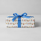 Fun Strichmännchen Geschenkwrap Geschenkpapier Set