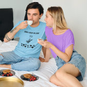 Fun Strichmännchen Menschen fallen in Liebe T-Shirt