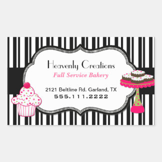 Fun Strip Custom Bakery Sticker