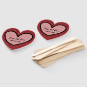 Fun Stylist Sweet Heart Party Vorlage Fächer (Non-assembled)