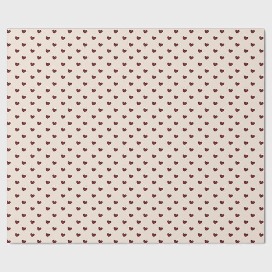 Fun Stylist Sweet Heart Party Vorlage Geschenkpapier (Flach)