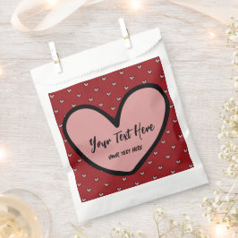 Fun Stylist Sweet Heart Party Vorlage Geschenktütchen