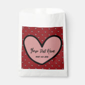 Fun Stylist Sweet Heart Party Vorlage Geschenktütchen (Vorderseite)
