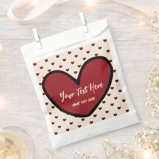 Fun Stylist Sweet Heart Party Vorlage Geschenktütchen (Ausgeschnitten)