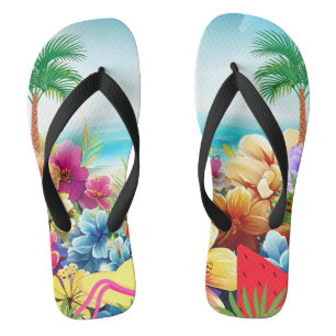 Fun Summer Beach Szene Badesandalen