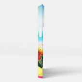 Fun Summer Beach Szene iPhone Hülle (Rechte Seite)