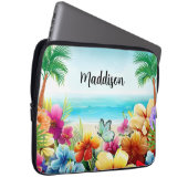 Fun Summer Beach Szene Laptopschutzhülle (Vorne Rechts)
