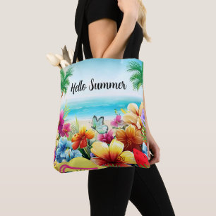 Fun Summer Beach Szene Tasche