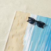 Fun Summer Beach Szene Wasser Sand Sunshine Strandtuch (Beispiel)