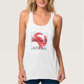 Fun Summer Crab Gedenktank Top (Vorderseite)