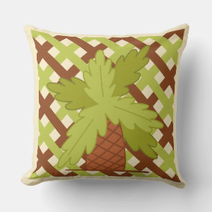 Fun Summer Design Ananas Lattic Background Kissen