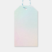 Fun Summer Ice Cream Photo Birthday Party Geschenkanhänger (Rückseite)