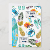 Fun Summer Outdoor GRILLEN Engagement Party Einladung (Rückseite)