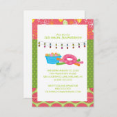 Fun Summer Pool Party Einladungen (Vorne/Hinten)