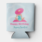 Fun Summer Pool Party Wasserfarbe Süß 16 Dosenkühler (Vorderseite)