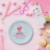 Fun Summer Pool Party Wasserfarbe Süß 16 Pappteller (Party)