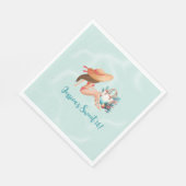 Fun Summer Pool Party Wasserfarbe Süß 16 Serviette (Ecke)