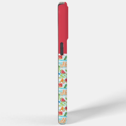 Fun Summer Stylish Monogram Case-Mate iPhone Hülle (Rückseite / Rechts)