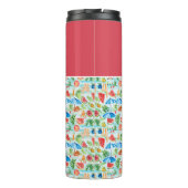 Fun Summer Stylish Monogram Thermosbecher (Rückseite)