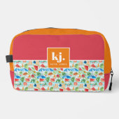 Fun Summer Stylish Monogram Waschbeutel (Vorderseite)