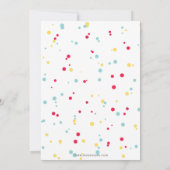 Fun Summer Swimming Pool Party Birthday Einladung (Rückseite)