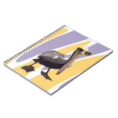 Fun Summer Vibes Pelican Bird Notizblock (Linke Seite)