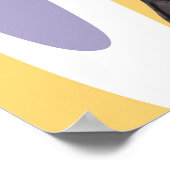 Fun Summer Vibes Pelican Bird Poster (Ecke)