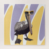 Fun Summer Vibes Pelican Bird Puzzle (Vertikal)