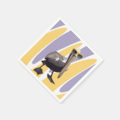 Fun Summer Vibes Pelican Bird Serviette (Ecke)