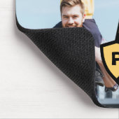 Fun Super Krass Vater Superhero Comic Monogram & F Mousepad (Ecke)