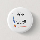 Fun Super Niedlich Artzee Fartzee Artist Button (Vorderseite)